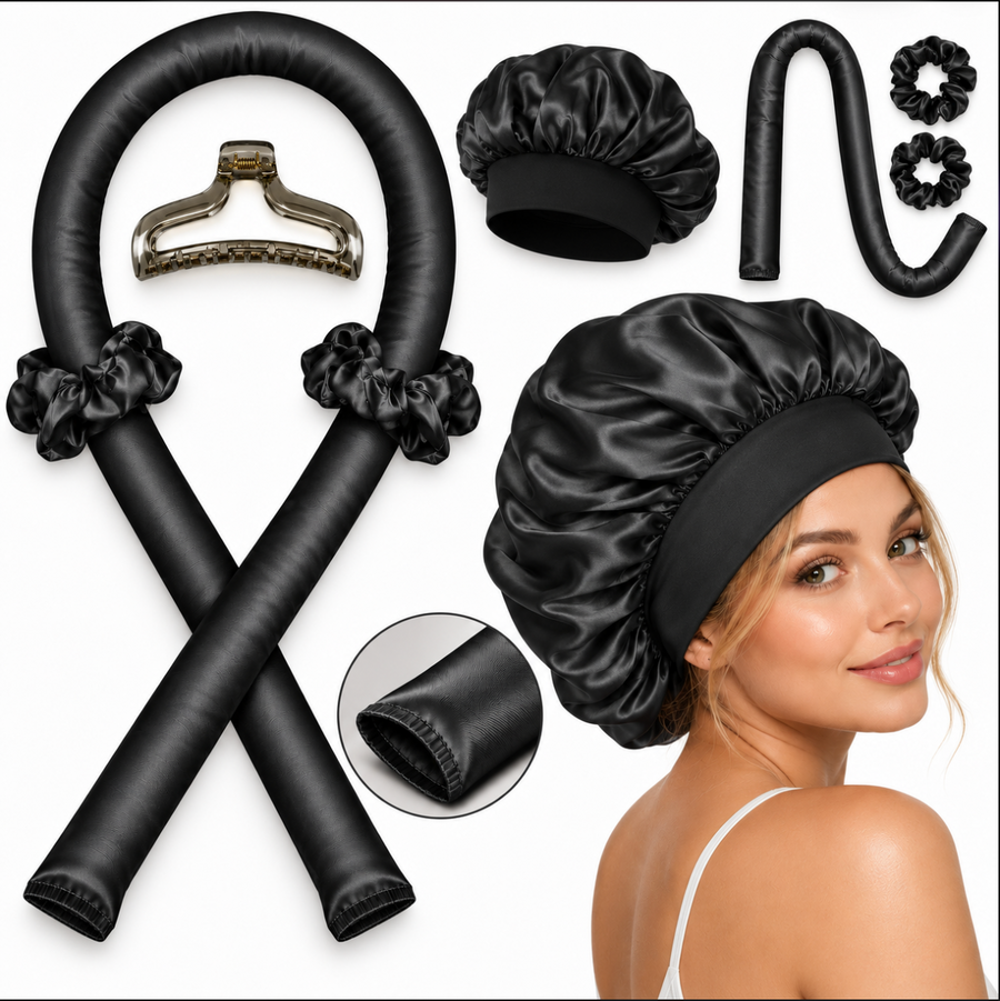 Kit boucles sans chaleur noir